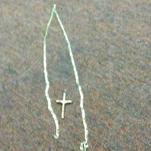 Jesus gold face catholic holy necklace